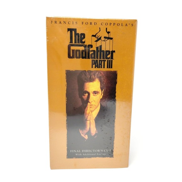 THE GODFATHER‎ PART III VHS AL PACINO F.F.COPPOLA Extended Directors Cut - Picture 1 of 8